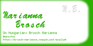 marianna brosch business card